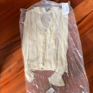 Lauren chiffon silk romantic blouse